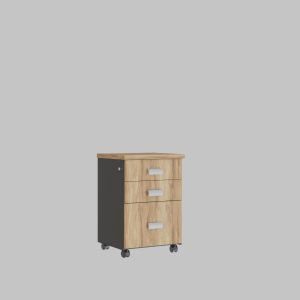 GAVETEIRO MÓVEL INCOFLEX MODENA 40MM 3 GAVETAS SEVILHA - LM10-ESP