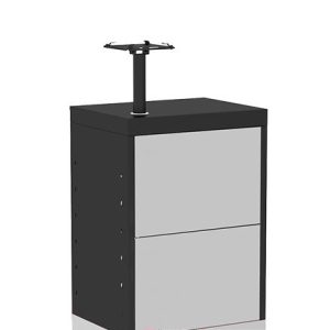 BALCAO TERMINAL 1,00X0,65X0,50 PRETO - PK070029