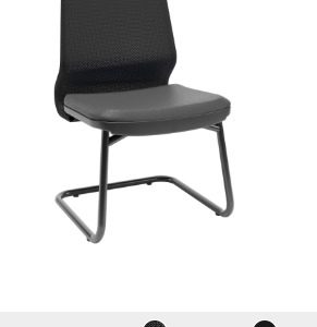 CADEIRA FLUIDY PLAXMETAL PRETO APROXIMAÇÃO BASE S