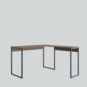 MESA DE ESCRITÓRIO INCOFLEX PÉ TUBULAR EM L 1.20X1.30X0.36